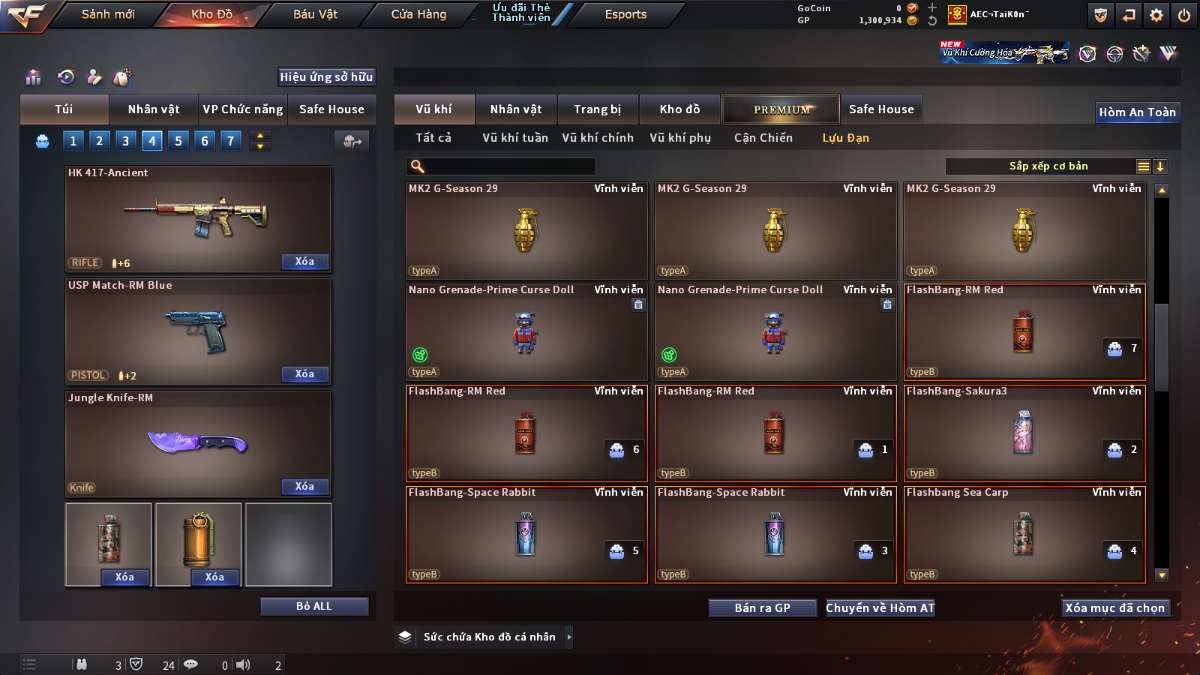 shop acc cf uy tin gia re